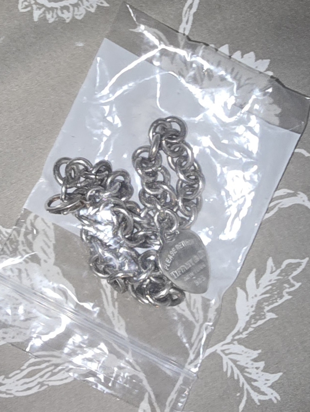 Tiffany & Co. Silver 16" Return To Tiffany Collection Vintage Toggle Necklace - Picture 9 of 16